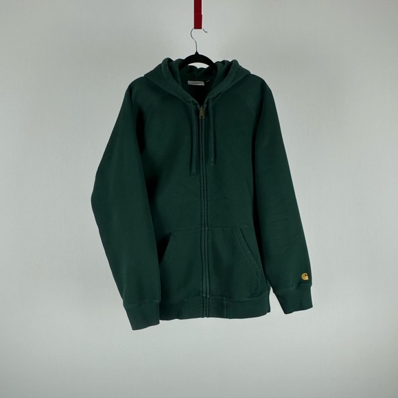Carhartt Other - Carhartt Zip-Up Hoodie Green XL  Excellent Condition Men’s Full Zip Sweatshirt
